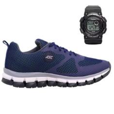 Tênis Masculino Para Academia Sola Reta Com Relógio Digital-Feminino