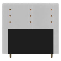 Cabeceira Cama Box Casal King Size Roma 195cm Corano Branco