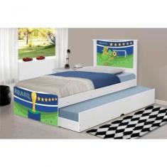 Cama Bicama Juvenil Copa Do Mundo Brasil C/ Colchões