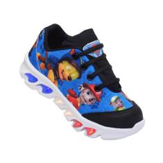 Tenis Masculino Infantil De Led Patrulha Canina Confortável. - LEDSTAR