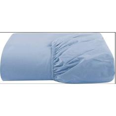 Lençol Avulso C/Elástico  Azul Claro Solteiro  100 % Algodão - Vigui