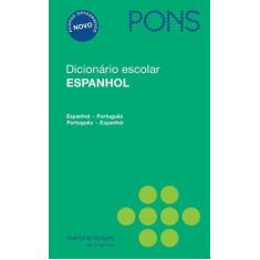 Dicionário Escolar Espanhol Pons - Espanhol-Portugês / Português-Espan