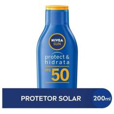 Protetor Solar Sun Protect & Hidrata Fps50 200ml Nivea, 200ml