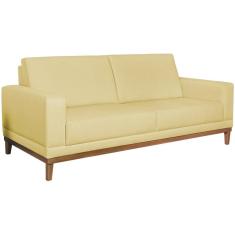 Sofa 3 Lugares 180 Cm Crons Suede Bege Vazzano Bege