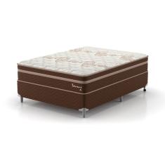 Conjunto Cama Casal Montreal Taurus 1,38x1,88x0,67 Marrom