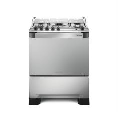 Fogão 5 Bocas Mueller Decorato G3 Tripla Chama Inox Bivolt