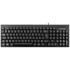 Teclado Usb Slim - Multilaser, Preto