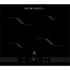 Fogão Cooktop De Indução 4 Bocas Tronos IF7010B1 Mesa Vitrocêramica Painel Touch E Power Boost Preto 220V