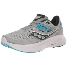 Saucony Tênis masculino Guide 16, Concreto/azul víssimo, 10.5