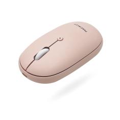 Macally Mouse Bluetooth sem fio – silencioso, confortável, recarregável para MacBook Air/Pro, Mac, iMac, Apple iPad – Mouse sem fio para laptop, Windows PC Desktop