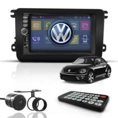 Kit Central Multimídia Mp5 Bluetooth 2 Din Espelhamento Dvd Câmera de 