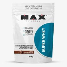 Super Whey 900G Max Titanium, 900g, Morango
