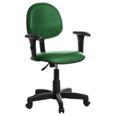 Cadeira De Escritório Executiva Com Braço Rj Verde - Goldflex