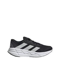 adidas Tênis masculino Adistar 3, Preto/branco/cinza, 10 Wide