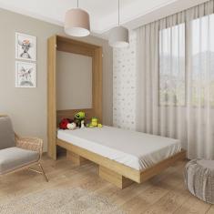 Cama Infantil/juvenil Articulada Arizona Espresso Móveis Amendoa