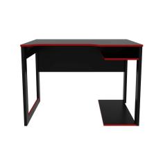 Mesa Gamer 105cm ME4161 Preto/Vermelho Tecnomobili
