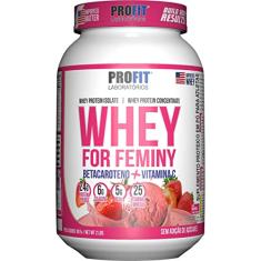 Profit Whey For Feminy Morango 907G
