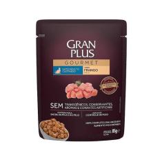 Ração Úmida GranPlus Gourmet Sachê para Gatos Adultos Castrados Sabor 