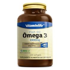 Omega 3 1000mg - 120 Cápsulas - VitaminLife, VitaminLife