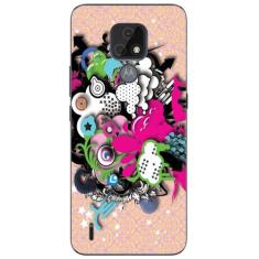 Capa Adesivo Skin104 Verso Para Motorola Moto E7 (2020) - KawaSkin