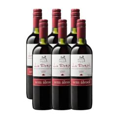 Vinho Tinto Sem Alcool La Dorni Tinto Suave 750ml Kit 6 Und
