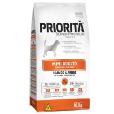 Ração Para Cães Mini Adultos Raças Pequenas Priorita Sabor Frango E Ar