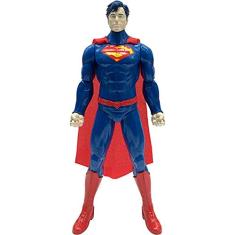 Candide BONECO SUPERMAN 14 POLEGADAS COM SOM, azul/vermelho, 14'', Boneco do Superman