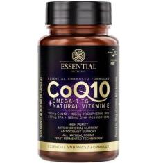Coenzima Coq10 + Omega 3 Tg + Vitamina E - (60 Capsulas) - Essential N