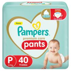 Fralda Pampers Pants Premium Care P - 40 fraldas