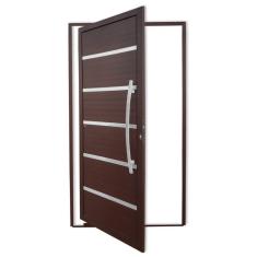 Porta Pivotante Lambril Premium Com Puxador Super 210cm X 100cm Brimak Corten