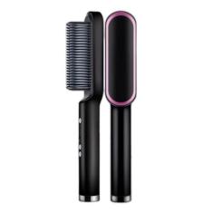 Escova 3 Em 1 Secadora Cabelo Liso Portátil 110/220V Bivolt - Relet