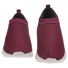 Tênis Calce Fácil Tela Com Elástico Leve Macio Dia a Dia - Beto Calcad