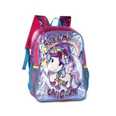 Mochila Escolar Costas Unicórnio Mágico Un3056J Clio