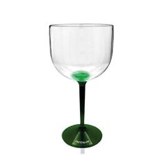 Taça Gin Bicolor Verde Acrílico Poliestireno