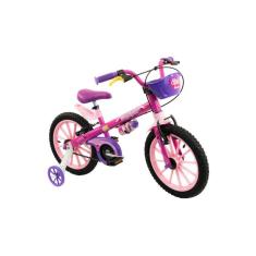 Bicicleta Infantil Nathor Aro 16 Top Girls Rosa C/Cesta