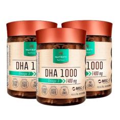 Kit 3 Ômega 3 DHA 1000 Nutrify 60 Cápsulas