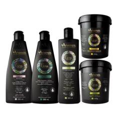 Kit Arvensis Cachos Sh+Cond+Ativador+Masc. Cresp.+Masc 2X1