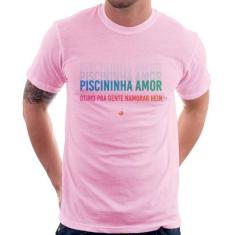 Camiseta Piscininha amor, ótimo pra gente namorar hein - Foca na Moda,