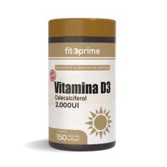 Vitamina D3 2000UI Colecalciferol Extra 150 Cápsulas - Fitoprime