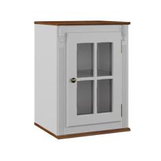 Armário de Cozinha Aéreo Hannover de Madeira com 1 Porta de Vidro - M5