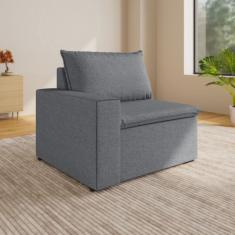 Sofá Modular Com Braço Esquerdo 105cm Zen CabeCasa MadeiraMadeira