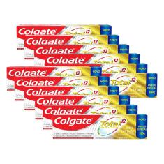 Kit 12 Creme Dental Colgate Total 12 Anti-Tártaro 180g