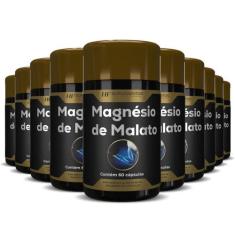 10X Magnesio De Malato Premium 60 Caps Hf Suplementos