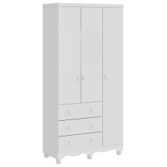 Guarda Roupa Infantil Júnior 3 Portas e 3 Gavetas - Móveis Peroba