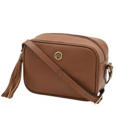 Bolsa Feminina Couro Transversal Mariart Titânio