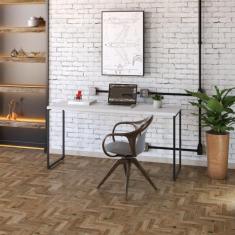 Mesa para Escritório Diretor 1,50m Dynamica - Compace Decor, Branco Ch