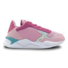 Tênis Infantil Feminino Vitz Hornet Cano Baixo Calce Fácil Refletivo Rosa Meninas-Feminino