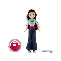 Boneca Luluca Fashion Com Acessório Para Celular - Estrela, Verde, Ros