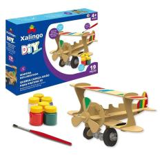 Diy Quebra-Cabecas 3D Aviao Para Pintura