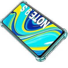 Kit Capa Case Antichoque Compatível Xiaomi Redmi Note 9S e Película 3d 9d Cobre Tudo